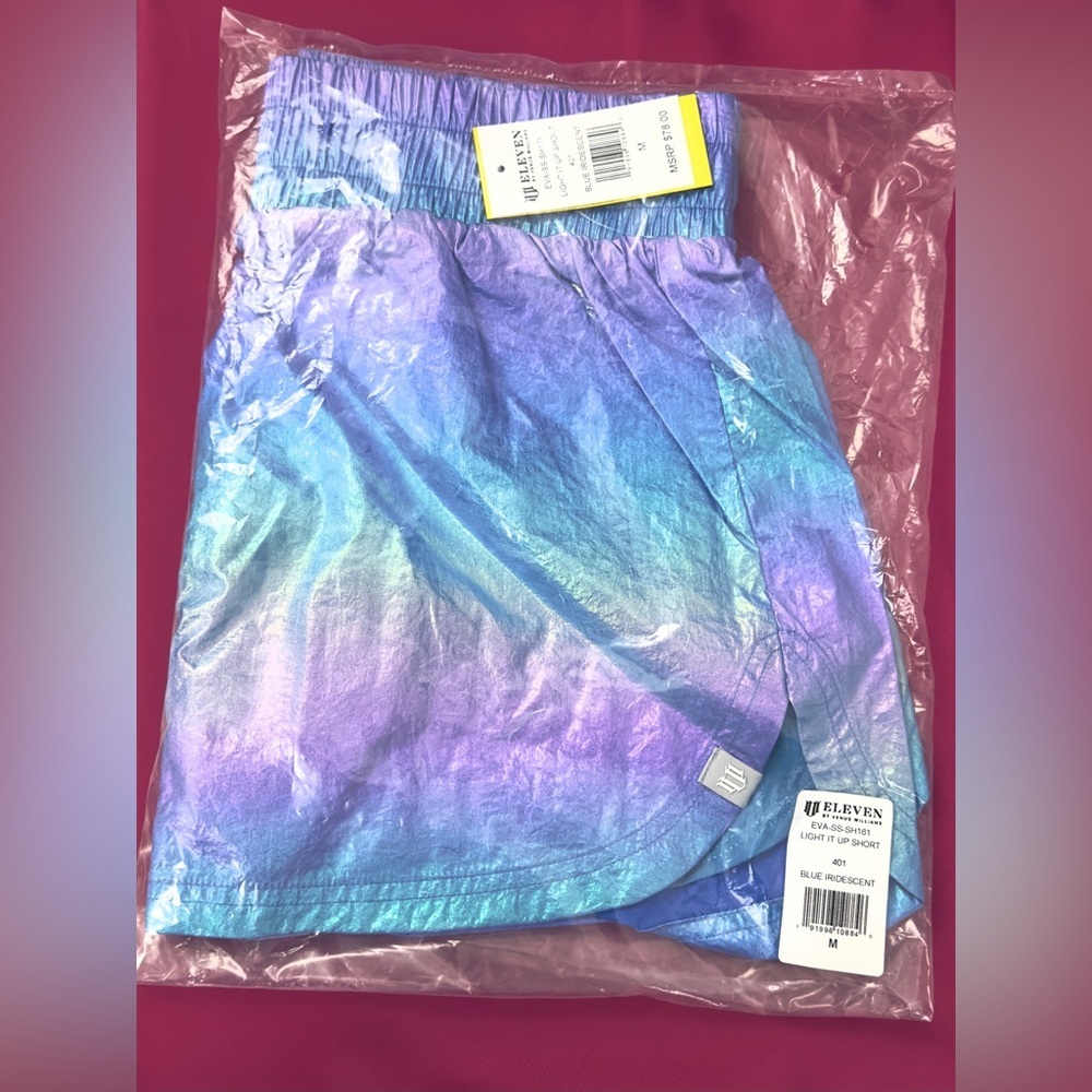 EleVen by Venus Williams Iridescent Athletic Shorts - Picture 6 of 9